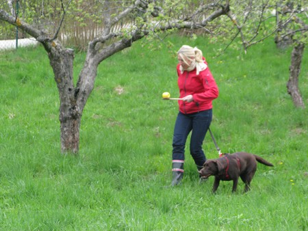 Sabine mit Hündin Damira IMG_6140